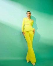 Actress Kriti Sanon in a Neon Yellow Co Ord Set Photos 03 Actress Kriti Sanon in a Neon Yellow Co Ord Set Photos 03