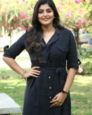 Actress Manjima Mohan At Devarattam Movie Press Meet Stills