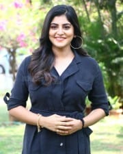 Actress Manjima Mohan At Devarattam Movie Press Meet Stills