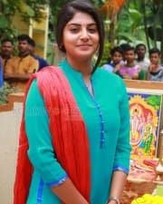 Actress Manjima Mohan At Movie Launch Event Photos