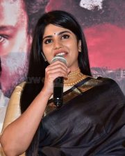 Actress Megha Akash at Manu Charitra Movie Trailer Launch Pictures 03