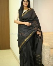 Actress Megha Akash at Manu Charitra Movie Trailer Launch Pictures 12