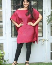 Actress Megha Akash at Raja Raja Chora Movie Interview Pictures