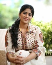 Actress Megha Akash at Ravanasura Interview Photos 01