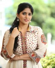 Actress Megha Akash at Ravanasura Interview Photos 08