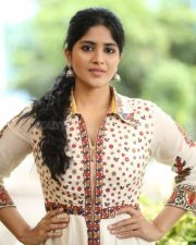 Actress Megha Akash at Ravanasura Interview Photos 10