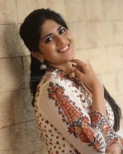 Actress Megha Akash at Ravanasura Interview Photos 12
