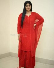 Actress Megha Akash at Ravanasura Movie Pre Release Event Stills 12