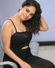 Actress Nandita Swetha Black Dress Photo Shoot Pictures