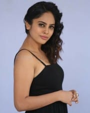 Actress Nandita Swetha Black Dress Photo Shoot Pictures