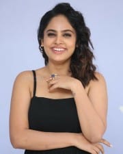 Actress Nandita Swetha Black Dress Photo Shoot Pictures