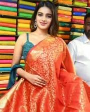 Actress Nidhhi Agerwal At Klm Shopping Mall In Secunderabad Photos
