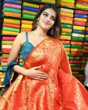 Actress Nidhhi Agerwal At Klm Shopping Mall In Secunderabad Photos