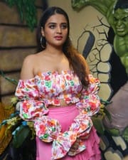 Actress Nidhhi Agerwal Inaugurates Girlfriend Mandi Restaurant in Gachibowli Photos 21