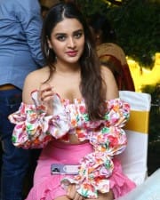 Actress Nidhhi Agerwal Inaugurates Girlfriend Mandi Restaurant in Gachibowli Photos 27