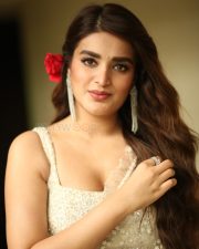 Actress Nidhhi Agerwal at Hari Hara Veera Mallu Movie Press Meet Photos 05