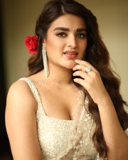 Actress Nidhhi Agerwal at Hari Hara Veera Mallu Movie Press Meet Photos 17