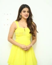 Actress Nidhhi Agerwal at Hero Movie Interview Pictures 01