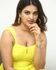Actress Nidhhi Agerwal at Hero Movie Interview Pictures 13