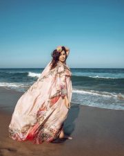 Actress Nikki Galrani Latest Beach Photoshoot Pictures