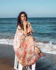 Actress Nikki Galrani Latest Beach Photoshoot Pictures