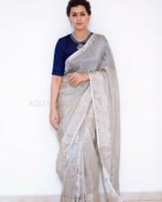 Actress Nikki Galrani Saree Photoshoot Stills