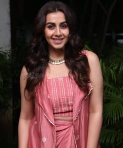 Actress Nikki Galrani at Raajavamsam Pre Release Event Photos 02
