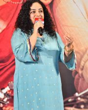Actress Nithya Menen at Thalaivan Thalaivii Pre Release Event Photos 02