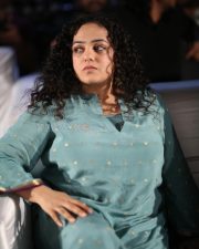 Actress Nithya Menen at Thalaivan Thalaivii Pre Release Event Photos 04