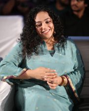 Actress Nithya Menen at Thalaivan Thalaivii Pre Release Event Photos 05