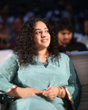 Actress Nithya Menen at Thalaivan Thalaivii Pre Release Event Photos 06