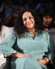 Actress Nithya Menen at Thalaivan Thalaivii Pre Release Event Photos 07