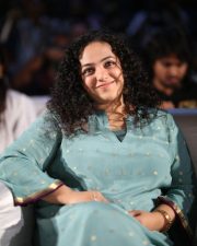 Actress Nithya Menen at Thalaivan Thalaivii Pre Release Event Photos 07