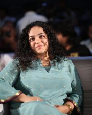 Actress Nithya Menen at Thalaivan Thalaivii Pre Release Event Photos 08