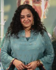 Actress Nithya Menen at Thalaivan Thalaivii Pre Release Event Photos 13