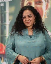 Actress Nithya Menen at Thalaivan Thalaivii Pre Release Event Photos 14