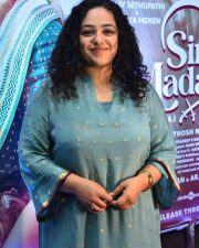 Actress Nithya Menen at Thalaivan Thalaivii Pre Release Event Photos 17