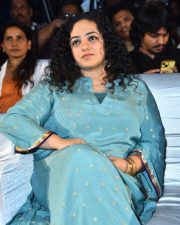 Actress Nithya Menen at Thalaivan Thalaivii Pre Release Event Photos 19