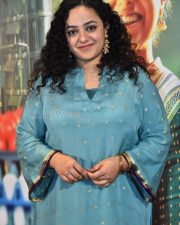 Actress Nithya Menen at Thalaivan Thalaivii Pre Release Event Photos 22