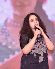 Actress Nithya Menon at Skylab Movie Trailer Launch Pictures 03