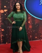 Actress Nithya Menon at Telugu Indian Idol Mega Unveil Press Meet Photos 06