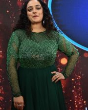 Actress Nithya Menon at Telugu Indian Idol Mega Unveil Press Meet Photos 10