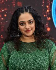 Actress Nithya Menon at Telugu Indian Idol Mega Unveil Press Meet Photos 12