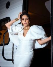 Actress Nushrat Bharucha outside a Camper Van Photos 02