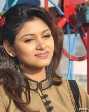 Actress Oviya In Marina Photos