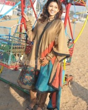 Actress Oviya In Marina Photos