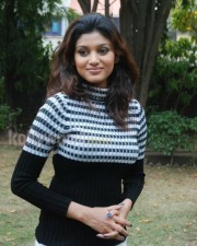 Actress Oviya In Marina Press Show Event Photos