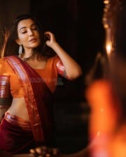Actress Parvati Nair Spicy Saree Pictures 16