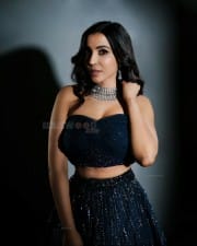 Actress Parvati Nair in a Black Dress Photoshoot Stills 02