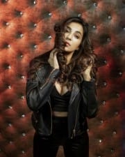 Actress Parvati Nair in a Stylish Leather Jacket Photos 03